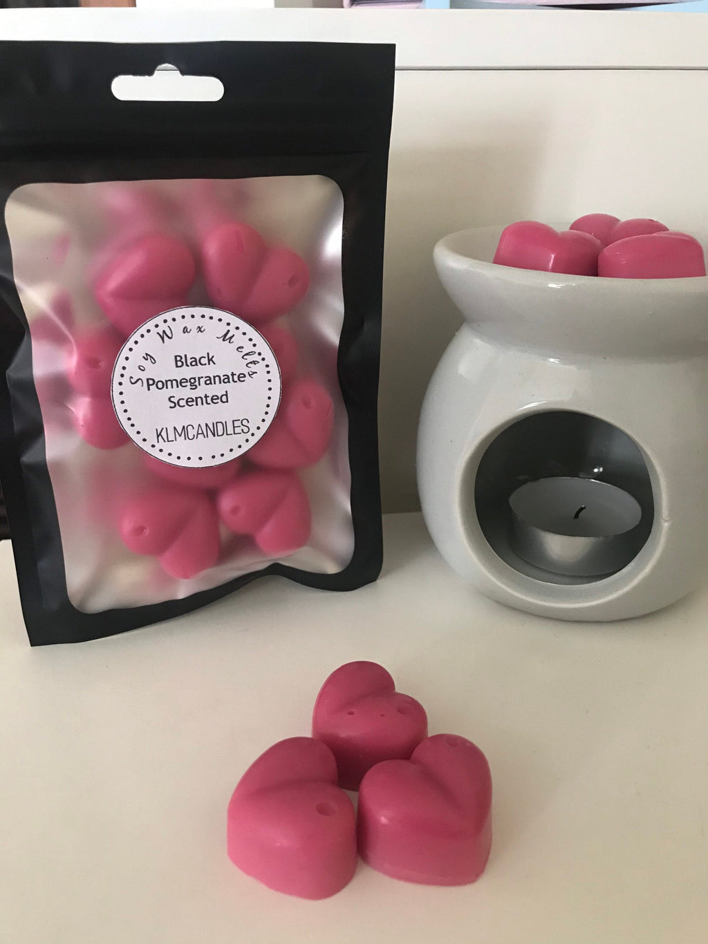 Black Pomegranate Scented Handmade Soy Wax Melts