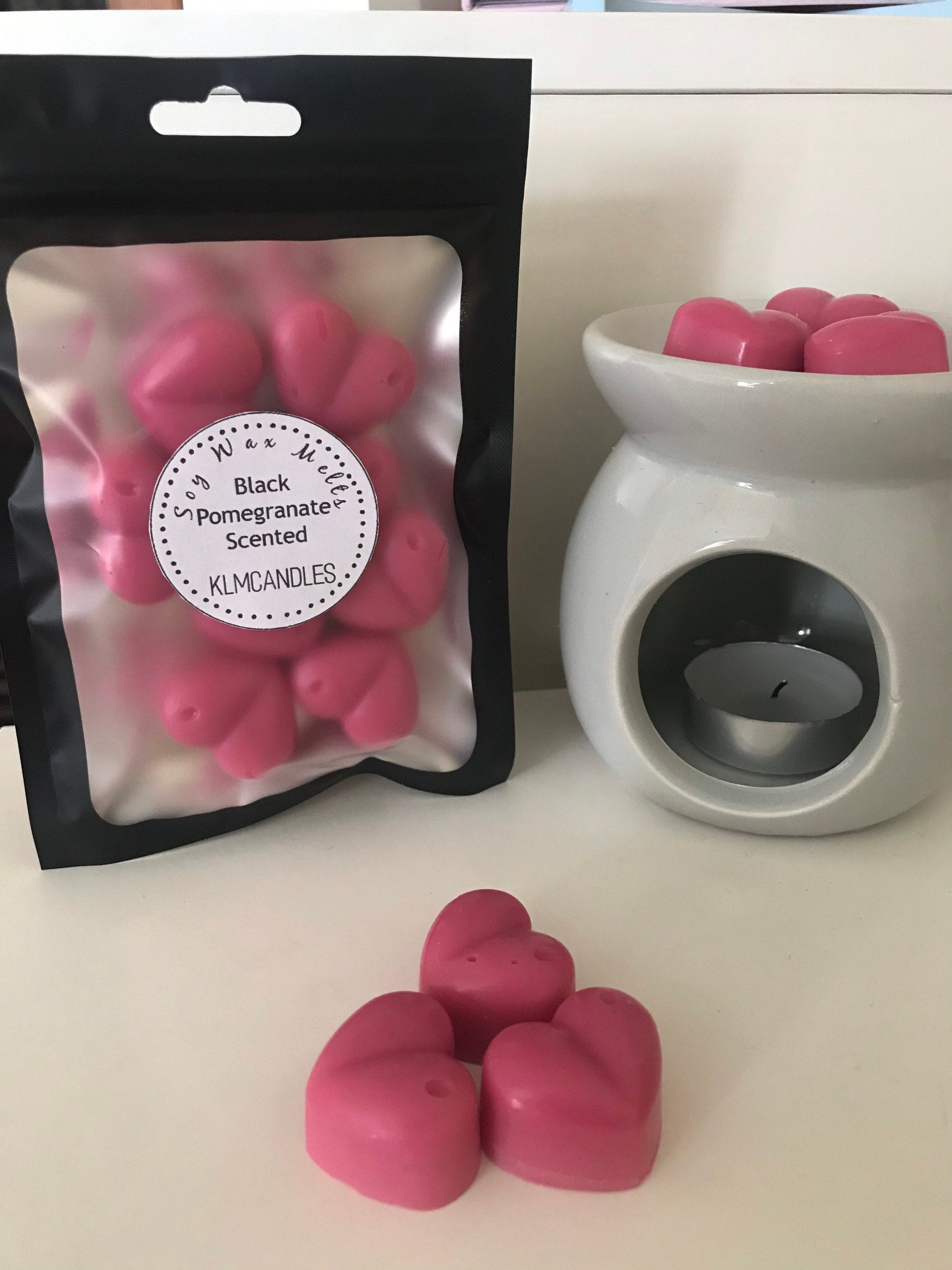 Black Pomegranate Scented Handmade Soy Wax Melts