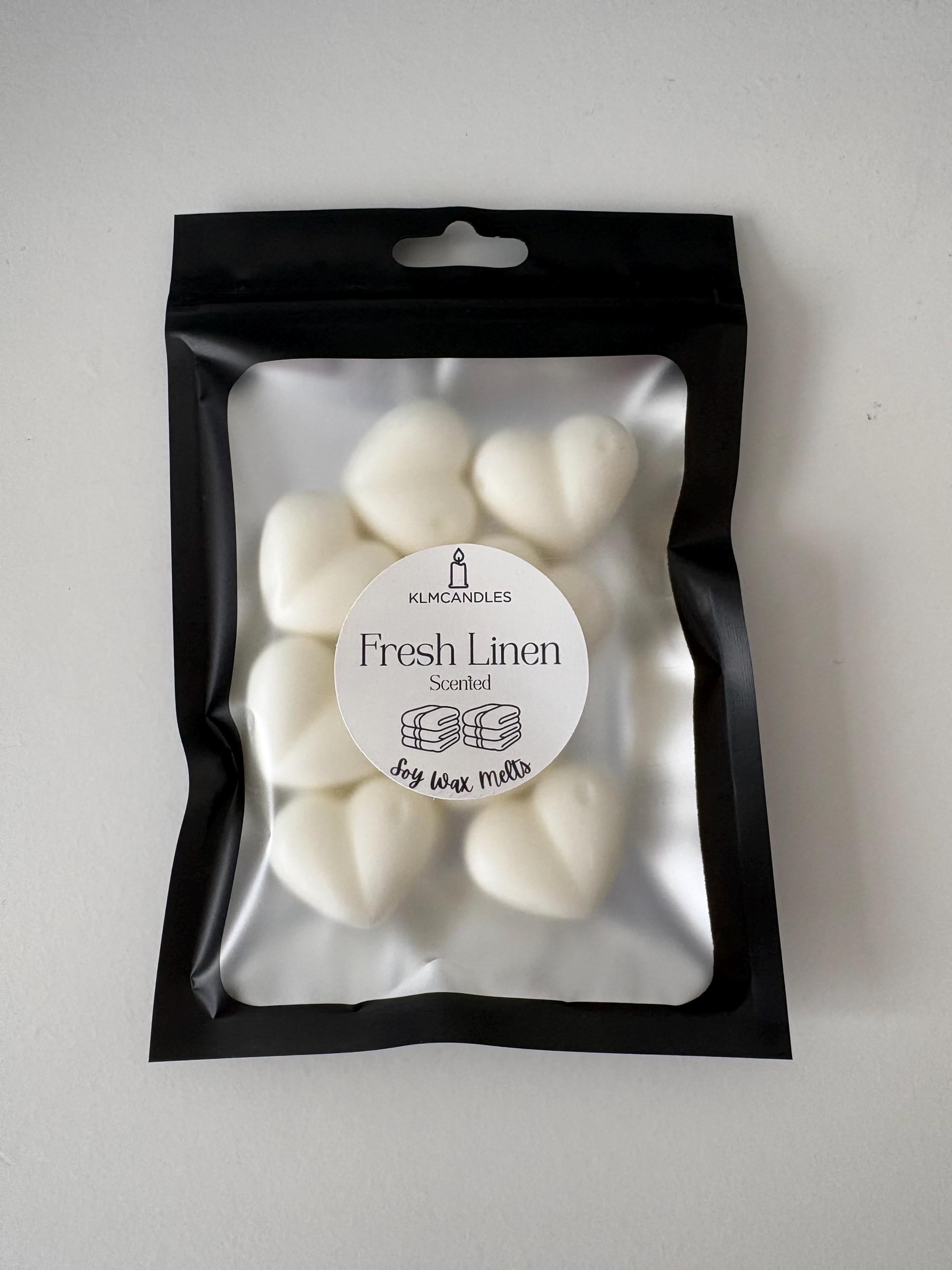 Fresh Linen Scented Handmade Soy Wax Melts