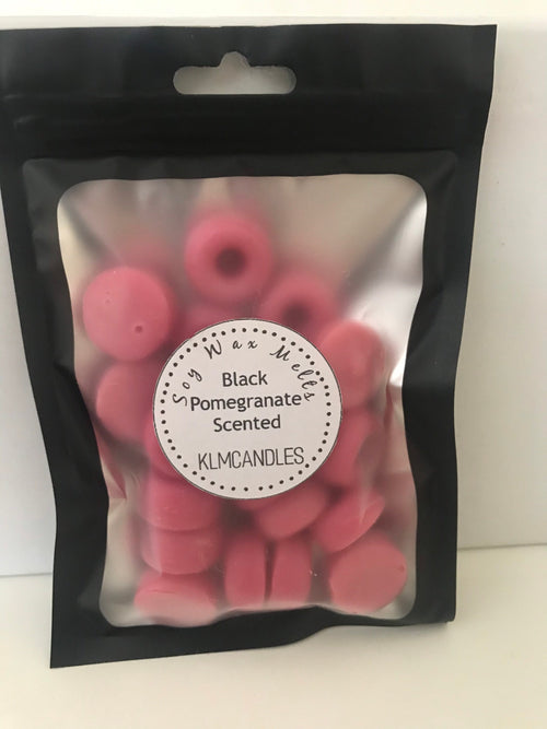 Black Pomegranate Scented Handmade Soy Wax Melts