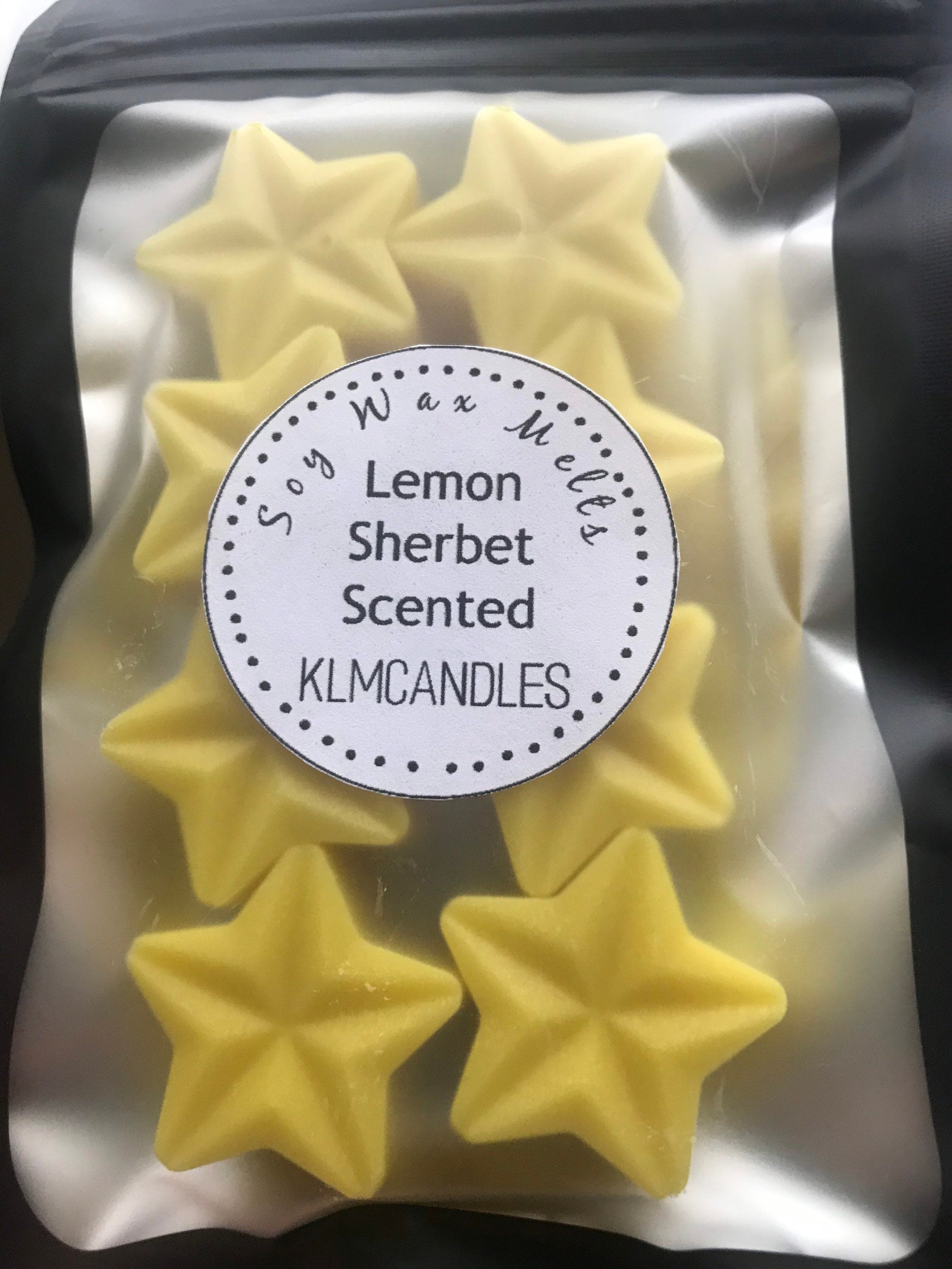 Lemon Sherbet Scented Handmade Soy Wax Melts