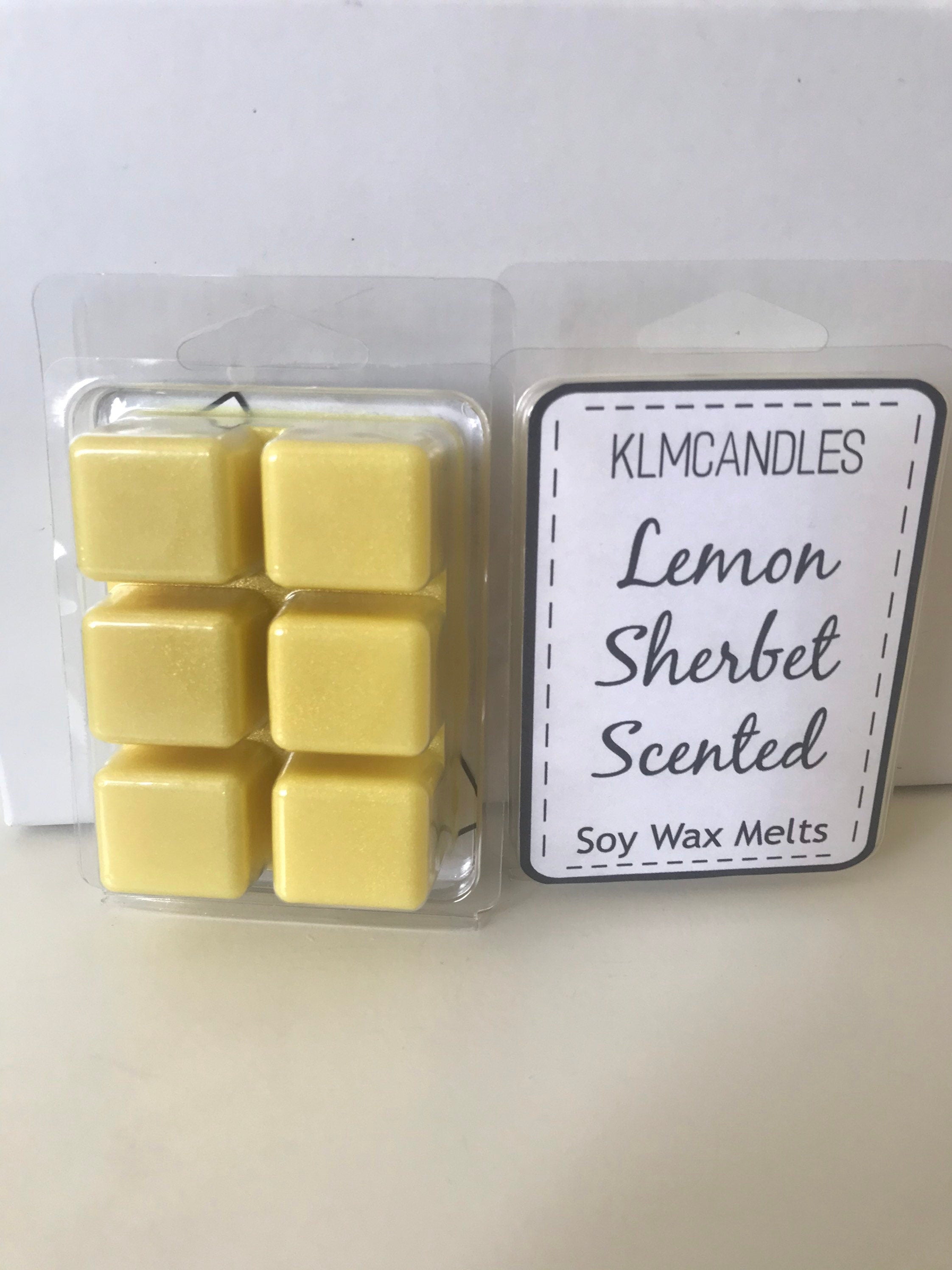 Lemon Sherbet Scented Handmade Soy Wax Melts
