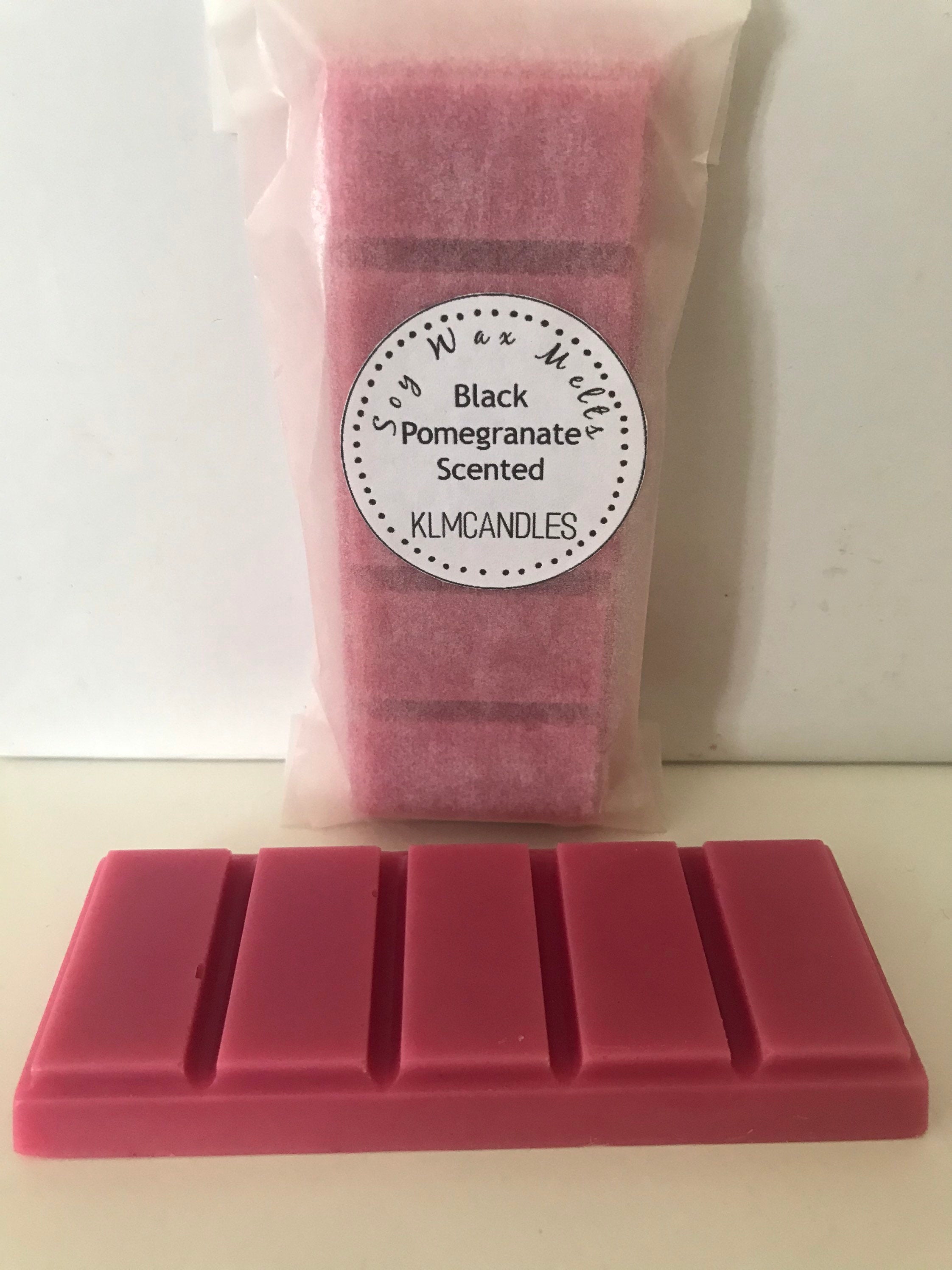 Black Pomegranate Scented Handmade Soy Wax Melts