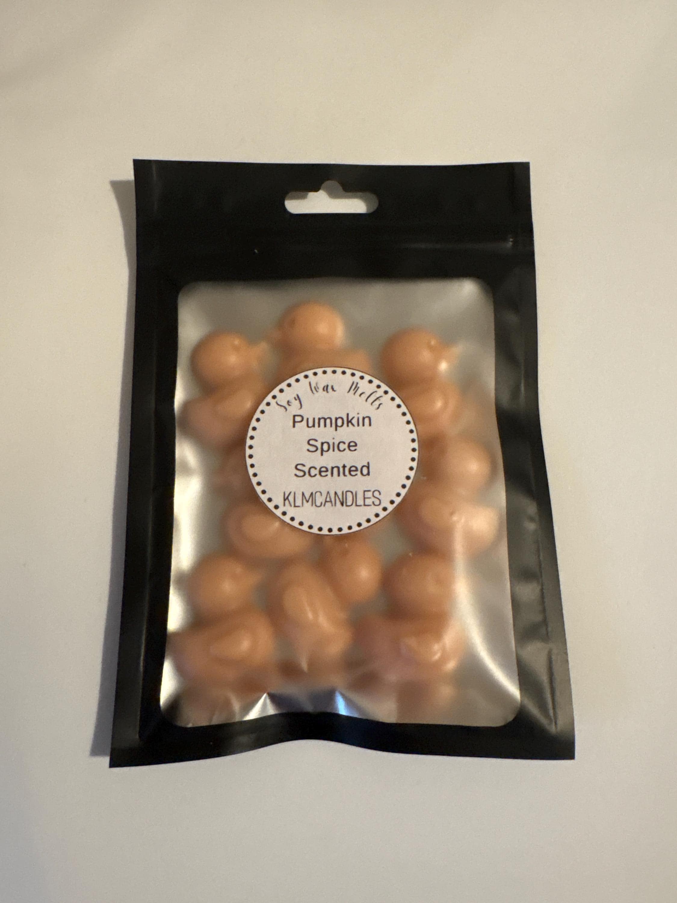 Pumpkin Spice Scented Handmade Soy Wax Melts.