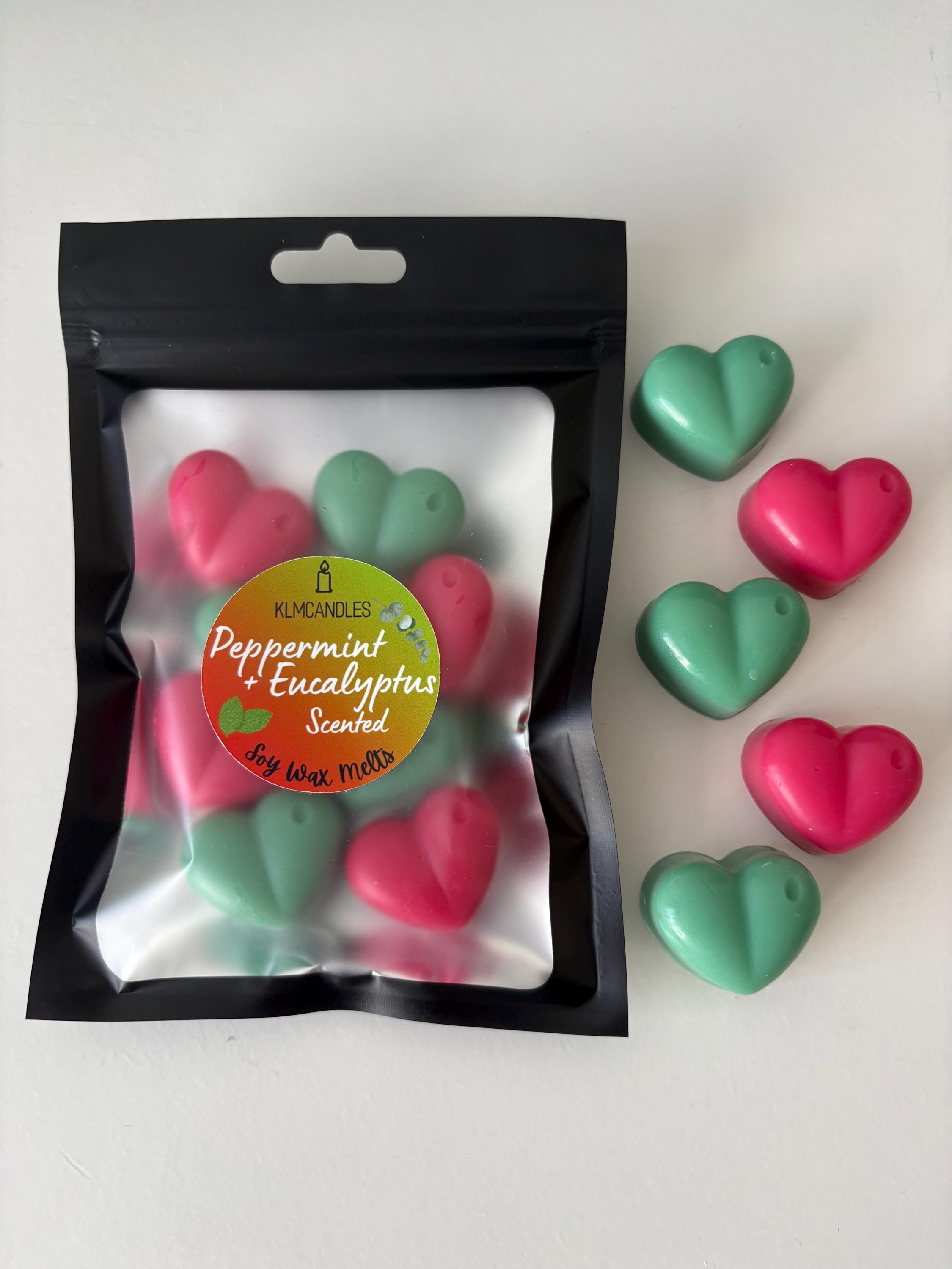 Peppermint and Eucalyptus Scented Handmade Soy Wax Melts
