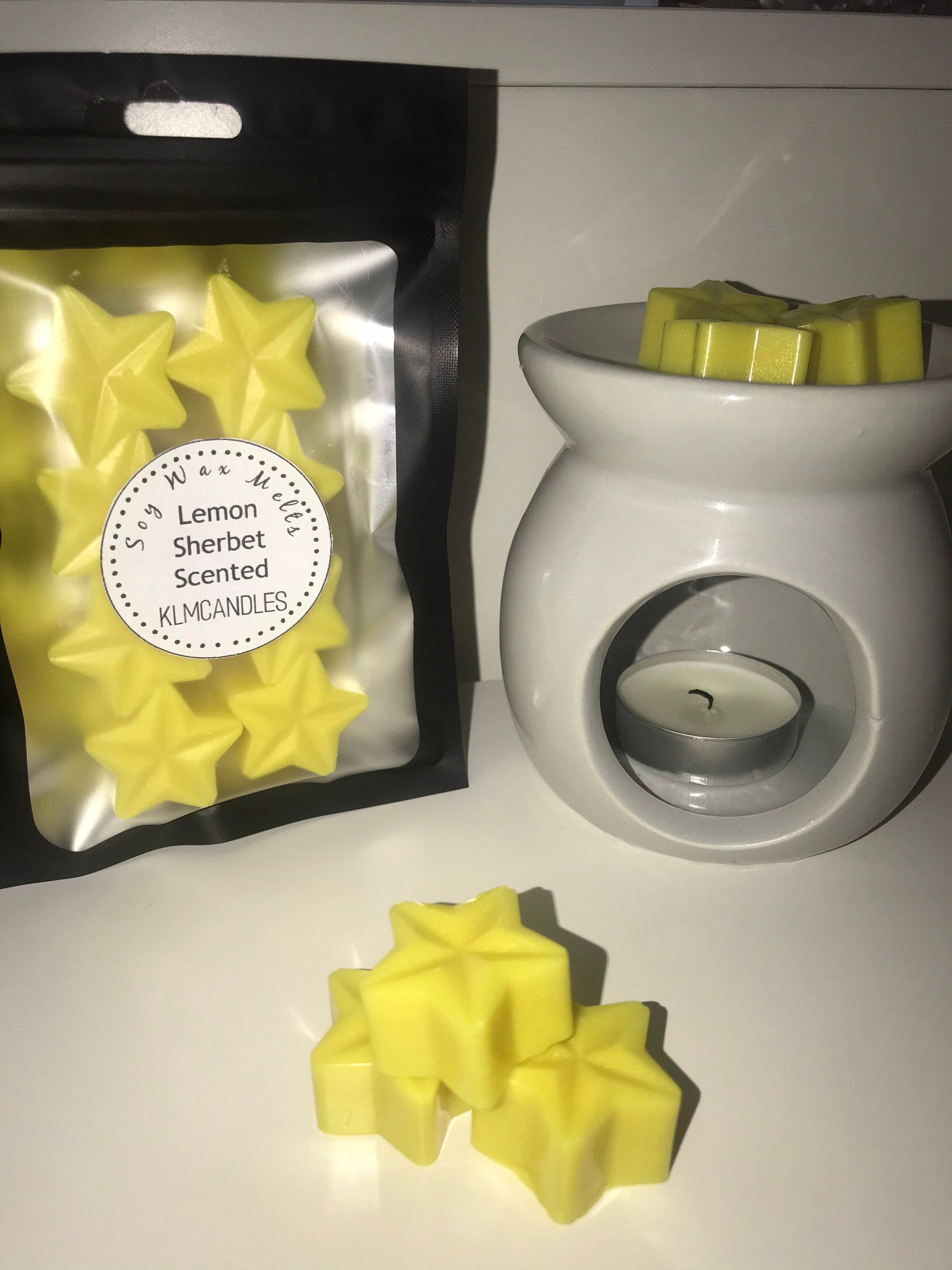Lemon Sherbet Scented Handmade Soy Wax Melts