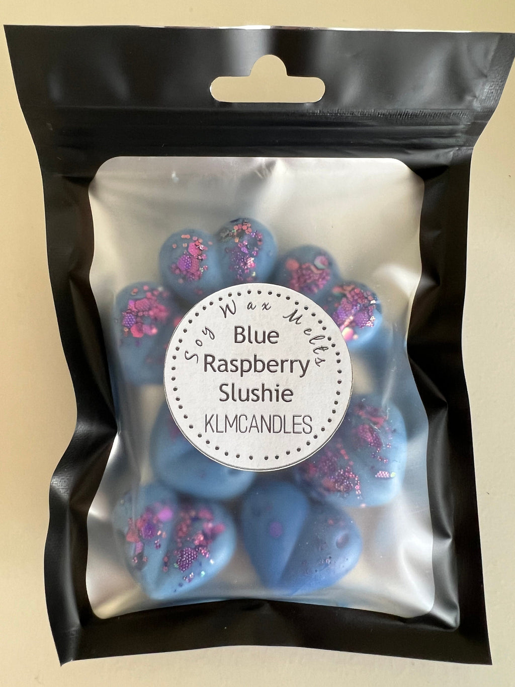 Blue Raspberry Slushie Scented Handmade Soy Wax Melts